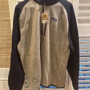 Patagonia Men's Two-Tone Sweater - Gray and Black